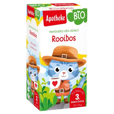 Apotheke Herbatka Dla Dzieci Rooibos Po 3 Roku Życia BIO 30g (20x1,5g) Apotheke Herbatka Dla Dzieci Rooibos Po 3 Roku Życia BIO 30g (20x1,5g)
