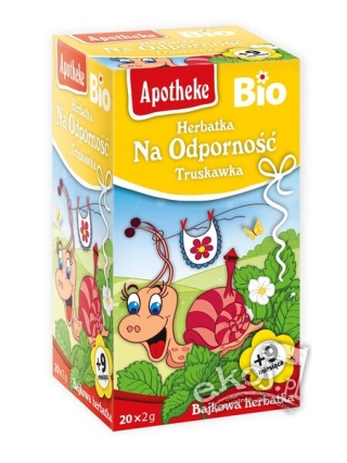Apotheke Herbatka Dla Dzieci Truskawka Po 9 Miesiącu BIO 40g (20x2g)