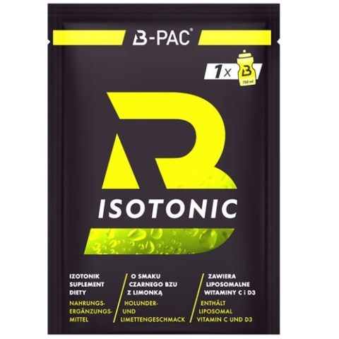 Aronpharma B-PAC ® Izotonik o smaku czarnego bzu i limonki 35 g Aronpharma B-PAC ® Izotonik o smaku czarnego bzu i limonki 35 g