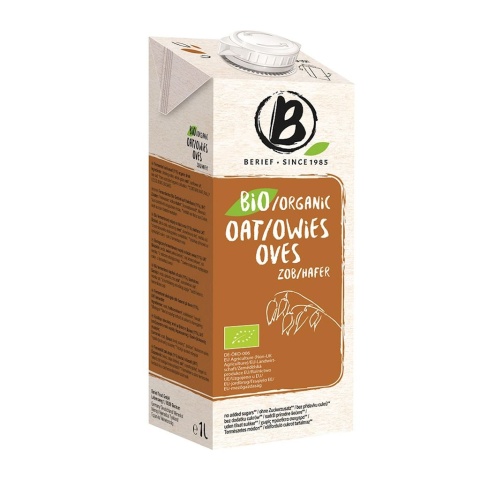 Berief Napój Owsiany Bez Dodatku Cukrów BIO 1 L Berief Napój Owsiany Bez Dodatku Cukrów BIO 1 L