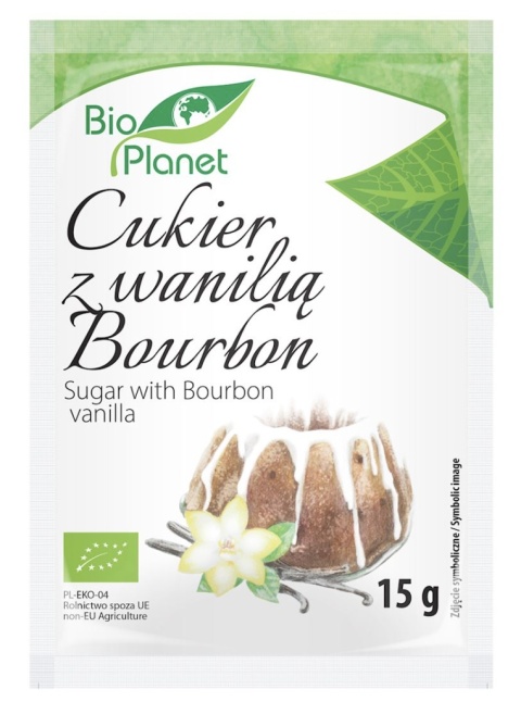 Bio Planet Cukier Z Wanilią Bourbon BIO 15 g Bio Planet Cukier Z Wanilią Bourbon BIO 15 g