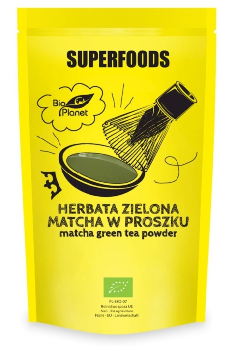 Bio Planet Herbata Zielona Matcha BIO 100 g Bio Planet Herbata Zielona Matcha BIO 100 g