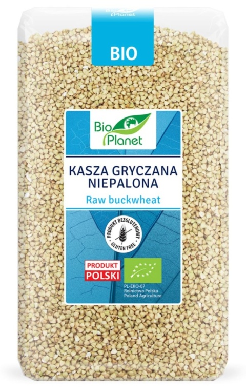Bio Planet Kasza gryczana Niepalona Bezglutenowa BIO 1 kg Bio Planet Kasza gryczana Niepalona Bezglutenowa BIO 1 kg