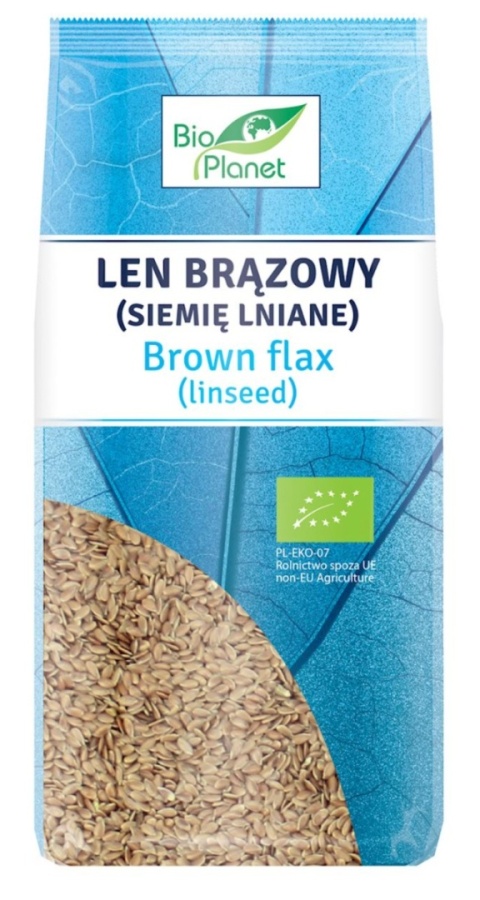 Bio Planet Len Brązowy (Siemię Lniane) BIO 400 g Bio Planet Len Brązowy (Siemię Lniane) BIO 400 g