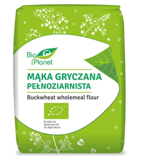Bio Planet Mąka Gryczana Pełnoziarnista BIO 1 kg Bio Planet Mąka Gryczana Pełnoziarnista BIO 1 kg