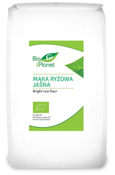 Bio Planet Mąka Ryżowa Jasna BIO 1 kg Bio Planet Mąka Ryżowa Jasna BIO 1 kg