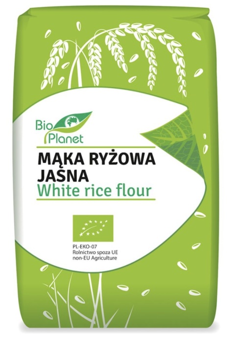 Bio Planet Mąka Ryżowa Jasna BIO 500 g Bio Planet Mąka Ryżowa Jasna BIO 500 g
