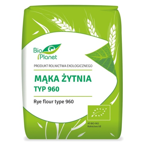 Bio Planet Mąka Żytnia Typ 960 BIO 1 kg Bio Planet Mąka Żytnia Typ 960 BIO 1 kg