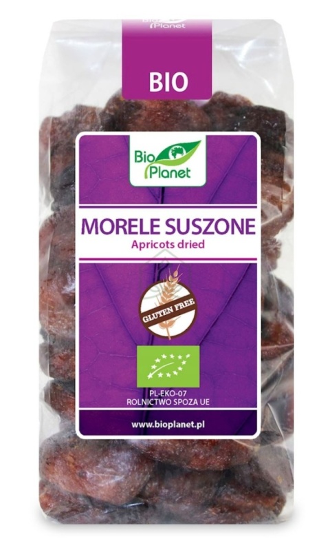 Bio Planet Morele Suszone Bezglutenowe BIO 400 g Bio Planet Morele Suszone Bezglutenowe BIO 400 g