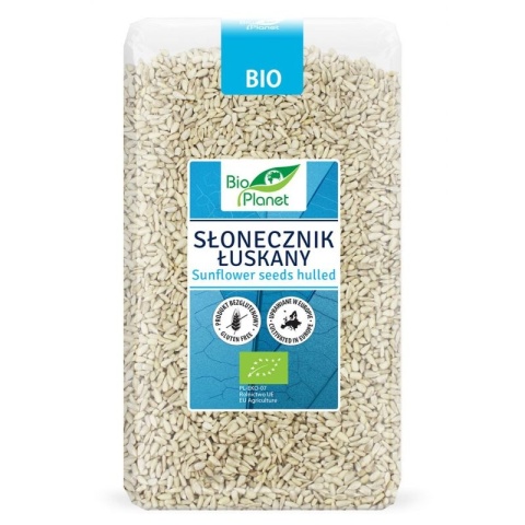 Bio Planet Słonecznik Łuskany Bezglutenowy BIO 1 kg Bio Planet Słonecznik Łuskany Bezglutenowy BIO 1 kg