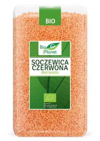Bio Planet Soczewica Czerwona BIO 1 kg