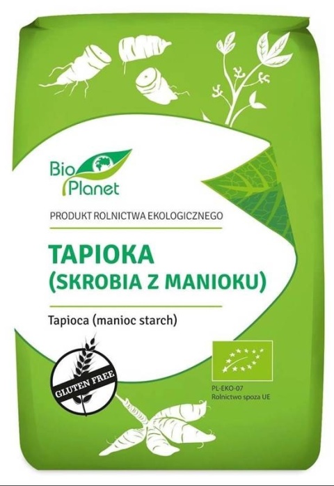 Bio Planet Tapioka (Skrobia Z Manioku) Bezglutenowa BIO 800 g Bio Planet Tapioka (Skrobia Z Manioku) Bezglutenowa BIO 800 g