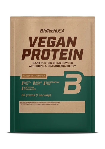 BioTech USA Vegan Protein 25 g o smaku orzecha laskowego BioTech USA Vegan Protein 25 g o smaku orzecha laskowego