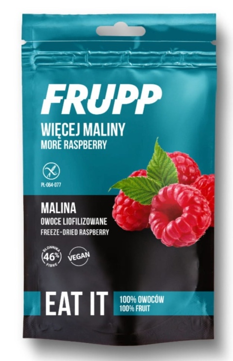 Celiko Frupp Maliny Liofilizowane Bezglutenowe 15 g Celiko Frupp Maliny Liofilizowane Bezglutenowe 15 g