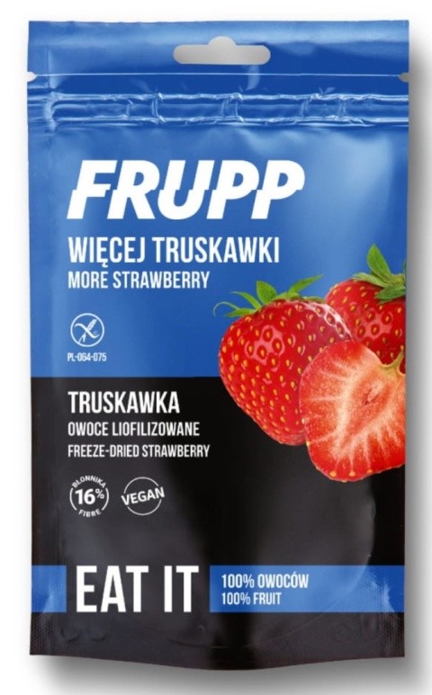 Celiko Frupp Truskawki Liofilizowane Bezglutenowe 13 g Celiko Frupp Truskawki Liofilizowane Bezglutenowe 13 g