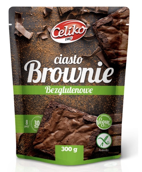 Celiko Mieszanka Na Brownie Bezglutenowa 300 g Celiko Mieszanka Na Brownie Bezglutenowa 300 g