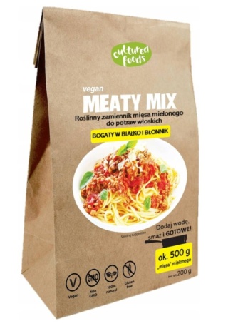 Cultured Foods Zamiennik Mięsa Mielonego Do Potraw Włoskich 200 g