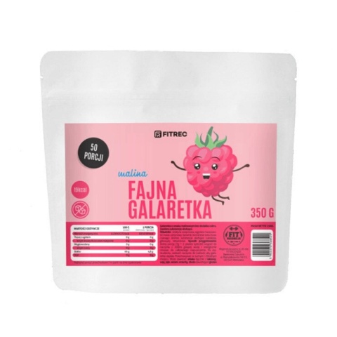 FitRec Fajna Galaretka Malina 350g FitRec Fajna Galaretka Malina 350g