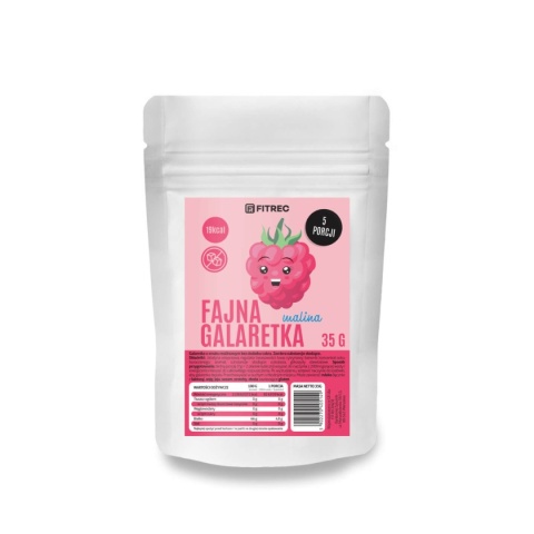 FitRec Fajna Galaretka Malina 35g FitRec Fajna Galaretka Malina 35g