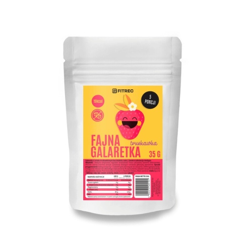 FitRec Fajna Galaretka Truskawka 35g FitRec Fajna Galaretka Truskawka 35g