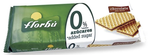 Florbu Wafelki Z Kremem Kakaowym Bez Dodatku Cukru 150 g Florbu Wafelki Z Kremem Kakaowym Bez Dodatku Cukru 150 g