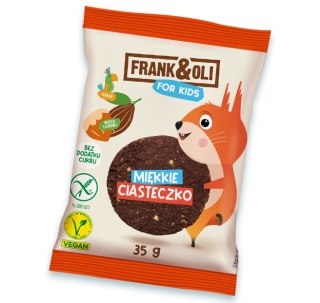 Frank&Oli For Kids Ciasteczko z Pastą z Orzechów Laskowych+ Kakao 35g