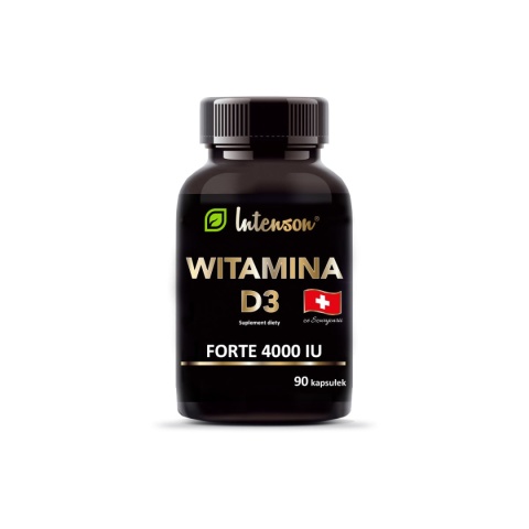 Intenson Witamina D3 4000 IU 90 kapsułek Intenson Witamina D3 4000 IU 90 kapsułek