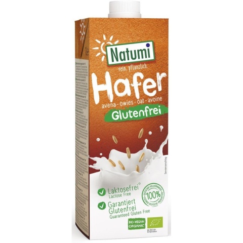 Natumi Napój Owsiany Bez Dodatku Cukrów Bezglutenowy BIO 1 L Natumi Napój Owsiany Bez Dodatku Cukrów Bezglutenowy BIO 1 L