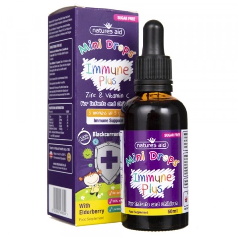 Natures Aid Mini Odporność Plus w kroplach 50 ml Natures Aid Mini Odporność Plus w kroplach 50 ml