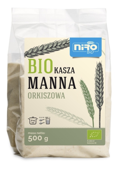 Niro Kasza Manna Orkiszowa BIO 500 g Niro Kasza Manna Orkiszowa BIO 500 g