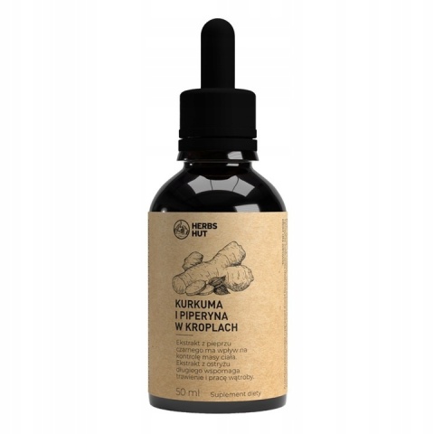 Noble Health Kurkuma i piperyna w kroplach 50 ml Noble Health Kurkuma i piperyna w kroplach 50 ml