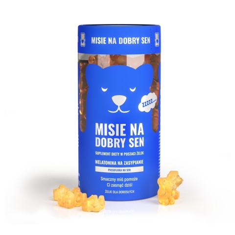 Noble Health Misie na dobry sen 60 żelek Noble Health Misie na dobry sen 60 żelek
