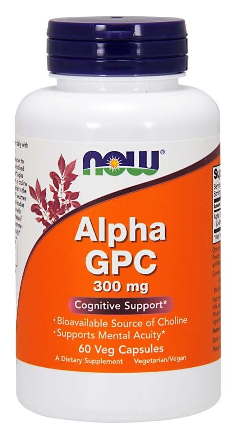 Now Foods Alpha GPC 60 kapsułek Now Foods Alpha GPC 60 kapsułek