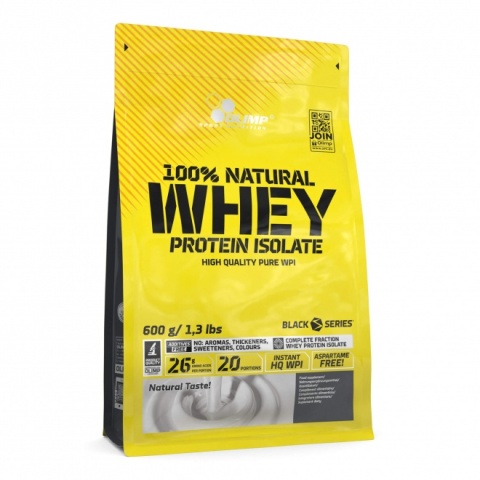 Olimp 100% Natural Whey Protein Isolate 600g Olimp 100% Natural Whey Protein Isolate 600g