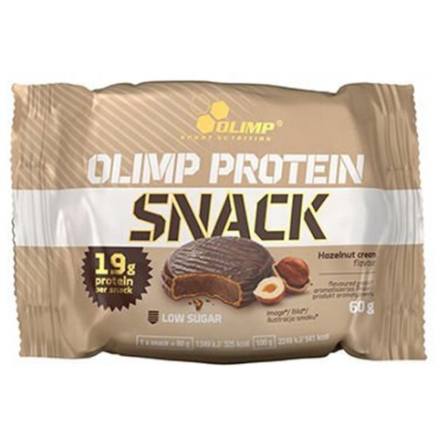 Olimp Protein Snack 60 g o smaku kremu z orzechów laskowych Olimp Protein Snack 60 g o smaku kremu z orzechów laskowych