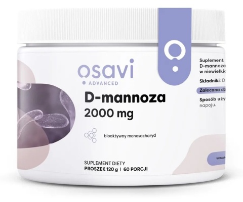 Osavi D-mannoza 2000 mg proszek 120 g Osavi D-mannoza 2000 mg proszek 120 g
