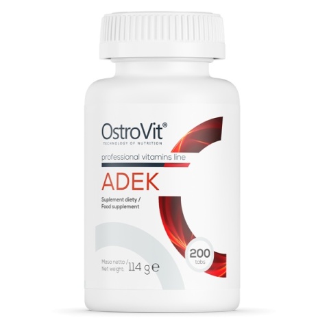 OstroVit ADEK 200 tabletek OstroVit ADEK 200 tabletek