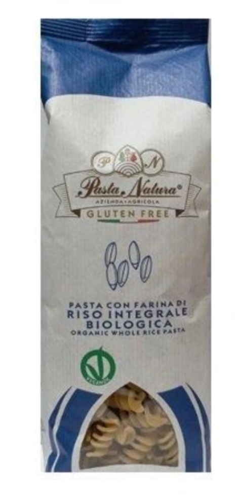 Pasta Natura Makaron Ryżowy Razowy Fusilli Bezglutenowy BIO 250 g Pasta Natura Makaron Ryżowy Razowy Fusilli Bezglutenowy BIO 250 g