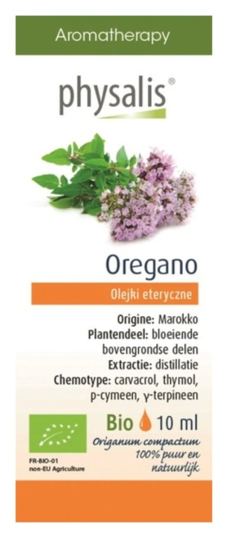 Physalis Olejek Eteryczny Oregano BIO 10 ml Physalis Olejek Eteryczny Oregano BIO 10 ml