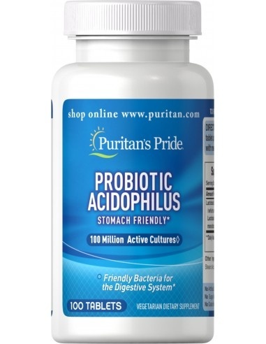 Puritan's Pride Probiotyk Acidophilus 100 tabletek Puritan's Pride Probiotyk Acidophilus 100 tabletek