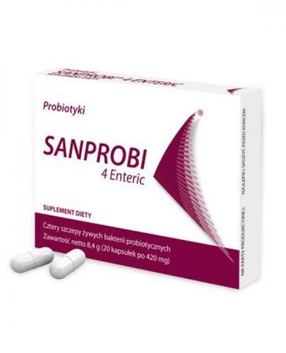 Sanprobi 4 Enteric 20 kapsułek Sanprobi 4 Enteric 20 kapsułek