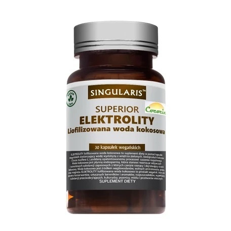 Singularis Elektrolity Liofilizowana woda kokosowa 30 kapsułek Singularis Elektrolity Liofilizowana woda kokosowa 30 kapsułek