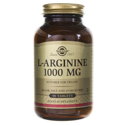 Solgar L-Arginina 1000 mg 90 tabletek Solgar L-Arginina 1000 mg 90 tabletek