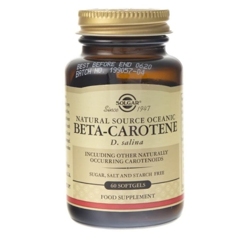 Solgar Naturalny Beta Karoten 7,5 mg 60 kapsułek Solgar Naturalny Beta Karoten 7,5 mg 60 kapsułek