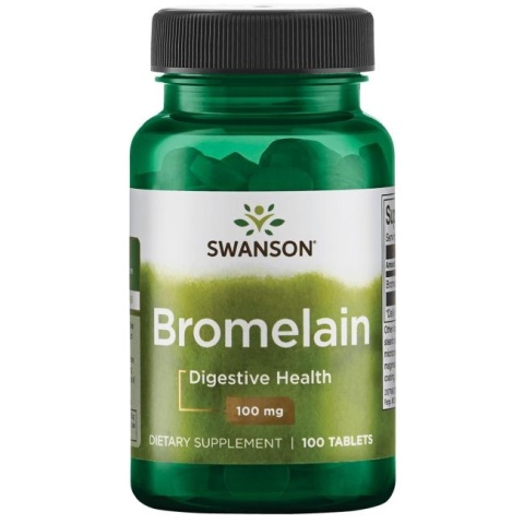 Swanson Bromelina 100mg 100 tabletek Swanson Bromelina 100mg 100 tabletek