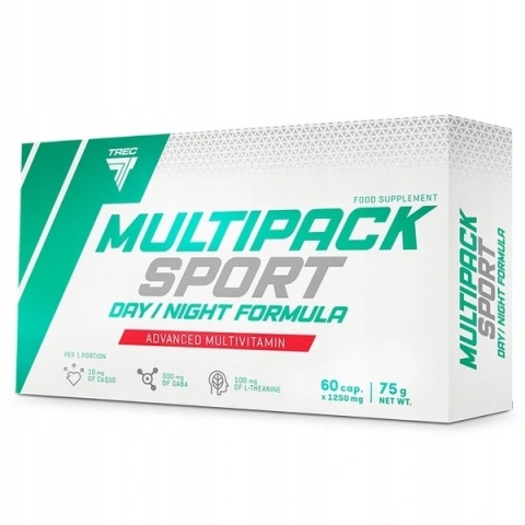 Trec Multiwitaminy i minerały dla sportowców formuła dzień / noc 60 kapsułek Trec Multiwitaminy i minerały dla sportowców formuła dzień / noc 60 kapsułek