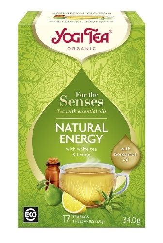 Yogi Tea Herbata Biała Dla Zmysłów Naturalna Energia BIO (17 x 2 g) 34 g Yogi Tea Herbata Biała Dla Zmysłów Naturalna Energia BIO (17 x 2 g) 34 g