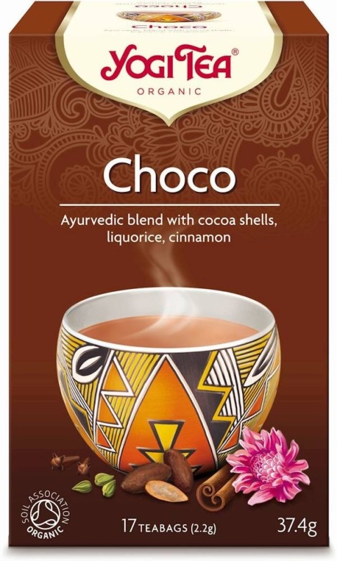 Yogi Tea Herbatka Czekoladowa Z Kakao BIO (17 x 2,2 g) 37,4 g Yogi Tea Herbatka Czekoladowa Z Kakao BIO (17 x 2,2 g) 37,4 g
