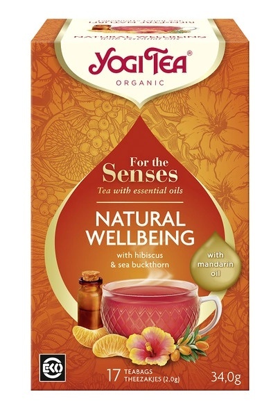 Yogi Tea Herbatka Dla Zmysłów Na Dobre Samopoczucie Mandarynka BIO 34g (17x2g) Yogi Tea Herbatka Dla Zmysłów Na Dobre Samopoczucie Mandarynka BIO 34g (17x2g)
