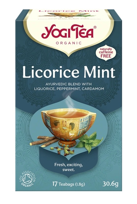 Yogi Tea Herbatka Mięta Z Lukrecją BIO (17 x 1,8 g) 30,6 g Yogi Tea Herbatka Mięta Z Lukrecją BIO (17 x 1,8 g) 30,6 g